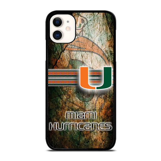 MIAMI HURRICANES NFL 3 iPhone 11 Case Cover