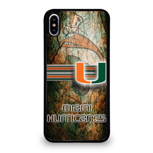 MIAMI HURRICANES NFL 3 iPhone XS Max Case Cover