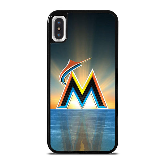 MIAMI MARLINS BASEBALL 1 iPhone X / XS Case Cover