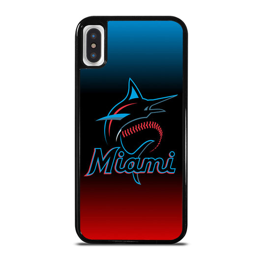 MIAMI MARLINS BASEBALL 2 iPhone X / XS Case Cover