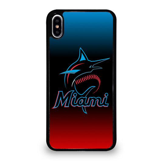 MIAMI MARLINS BASEBALL 2 iPhone XS Max Case Cover