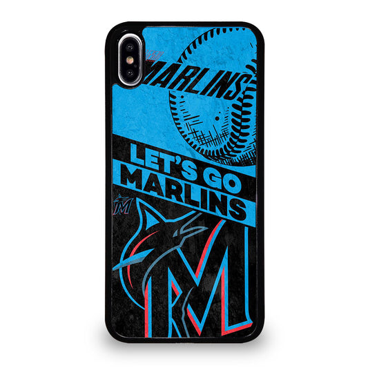 MIAMI MARLINS BASEBALL 3 iPhone XS Max Case Cover