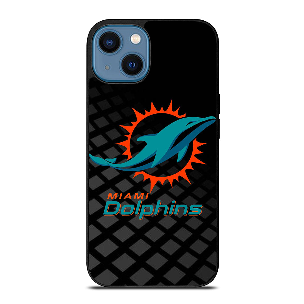 MIAMI DOLPHINS NFL LOGO 1 iPhone 14 Case Cover
