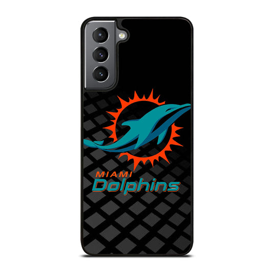 MIAMI DOLPHINS NFL LOGO 1 Samsung Galaxy S21 Plus Case Cover