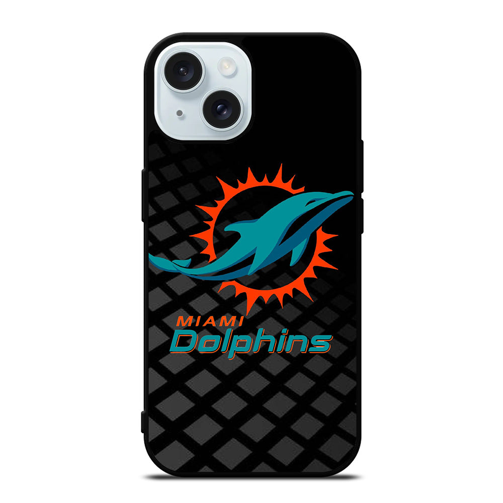 MIAMI DOLPHINS NFL LOGO 1 iPhone 15 Case Cover