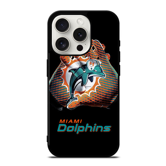 MIAMI DOLPHINS NFL LOGO 2 iPhone 15 Pro Case Cover