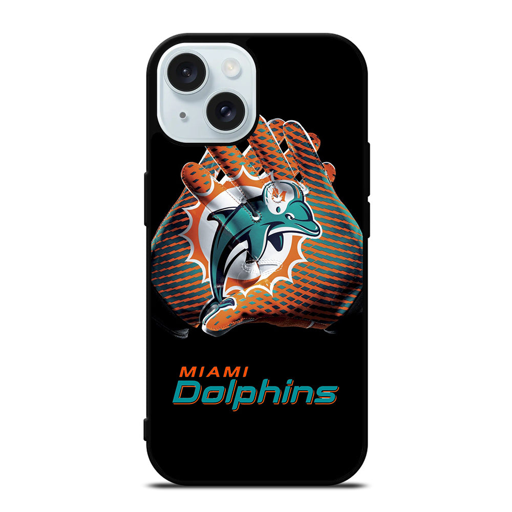 MIAMI DOLPHINS NFL LOGO 2 iPhone 15 Case Cover