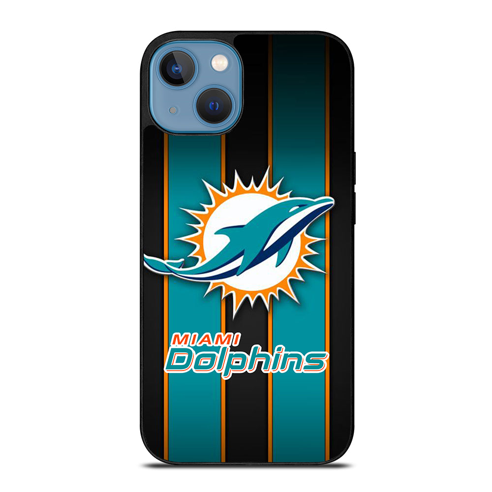 MIAMI DOLPHINS NFL LOGO 3 iPhone 13 Case Cover