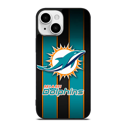 MIAMI DOLPHINS NFL LOGO 3 iPhone 13 Mini Case Cover