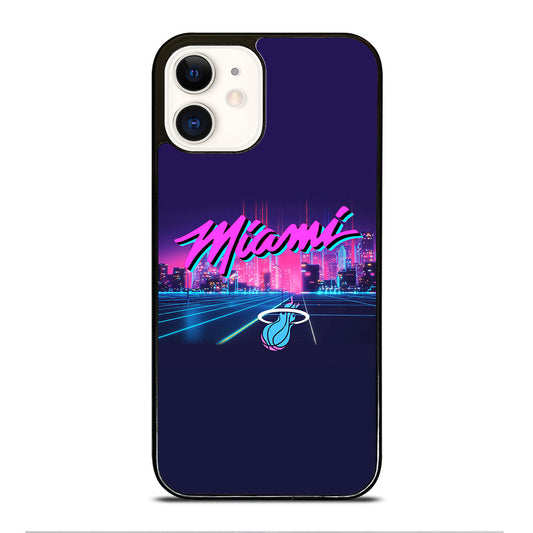 MIAMI HEAT NBA TEAM LOGO 1 iPhone 12 Case Cover