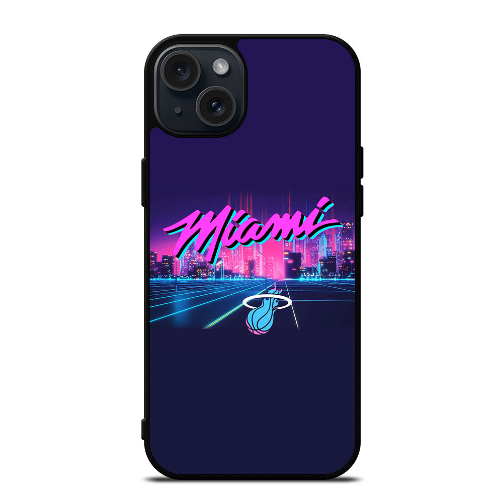 MIAMI HEAT NBA TEAM LOGO 1 iPhone 15 Plus Case Cover