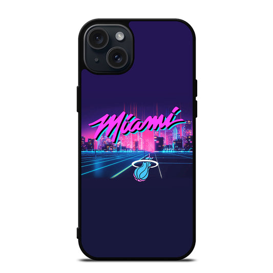 MIAMI HEAT NBA TEAM LOGO 1 iPhone 15 Plus Case Cover
