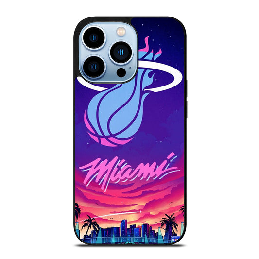 MIAMI HEAT NBA TEAM LOGO 2 iPhone 13 Pro Max Case Cover