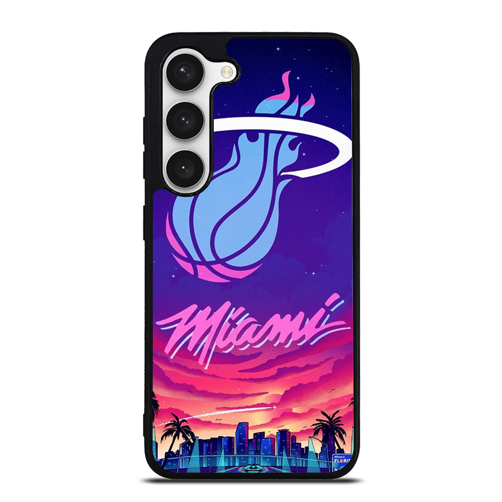 MIAMI HEAT NBA TEAM LOGO 2 Samsung Galaxy S23 Case Cover