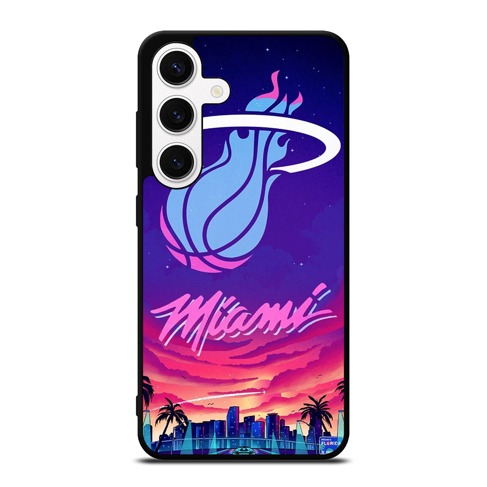MIAMI HEAT NBA TEAM LOGO 2 Samsung Galaxy S24 Case Cover