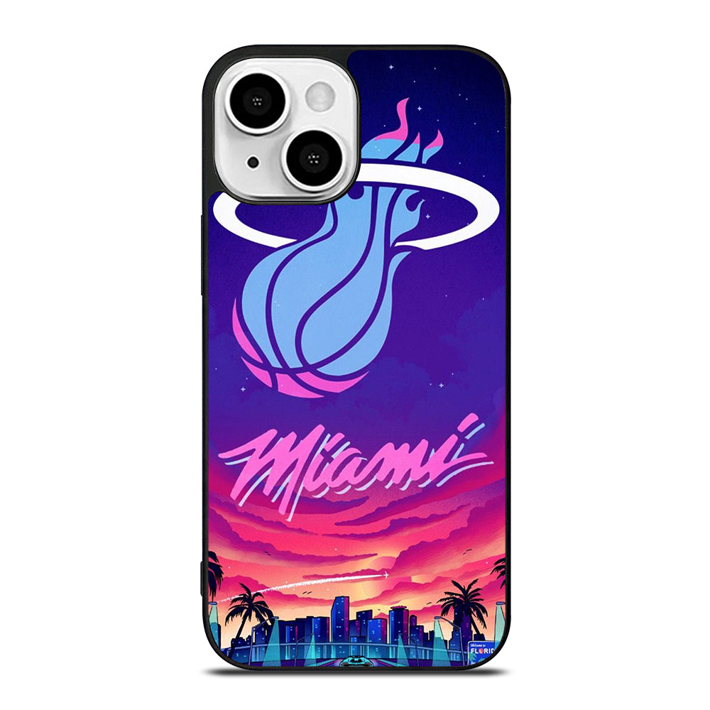 MIAMI HEAT NBA TEAM LOGO 2 iPhone 13 Mini Case Cover