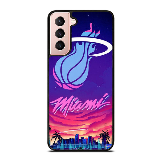 MIAMI HEAT NBA TEAM LOGO 2 Samsung Galaxy S21 Case Cover