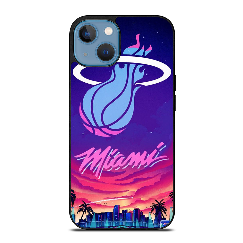 MIAMI HEAT NBA TEAM LOGO 2 iPhone 13 Case Cover