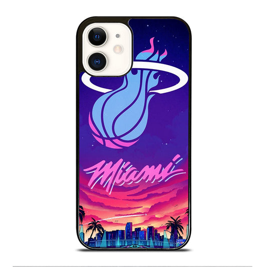 MIAMI HEAT NBA TEAM LOGO 2 iPhone 12 Case Cover