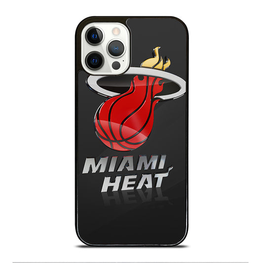 MIAMI HEAT NBA TEAM LOGO 3 iPhone 12 Pro Case Cover