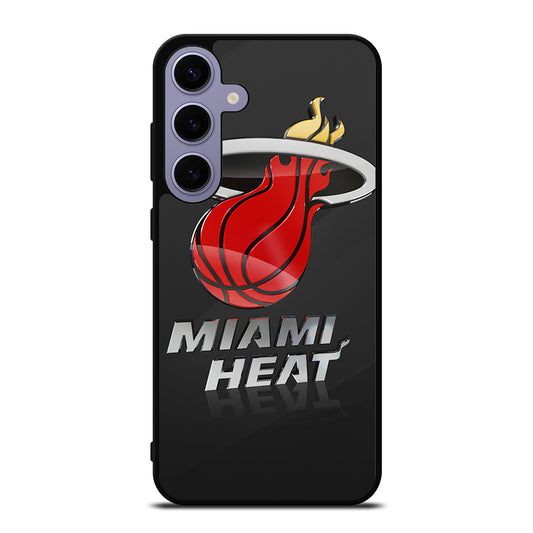 MIAMI HEAT NBA TEAM LOGO 3 Samsung Galaxy S24 Plus Case Cover