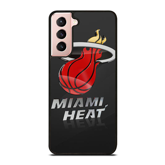 MIAMI HEAT NBA TEAM LOGO 3 Samsung Galaxy S21 Case Cover