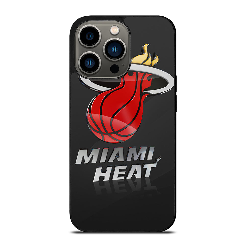 MIAMI HEAT NBA TEAM LOGO 3 iPhone 13 Pro Case Cover