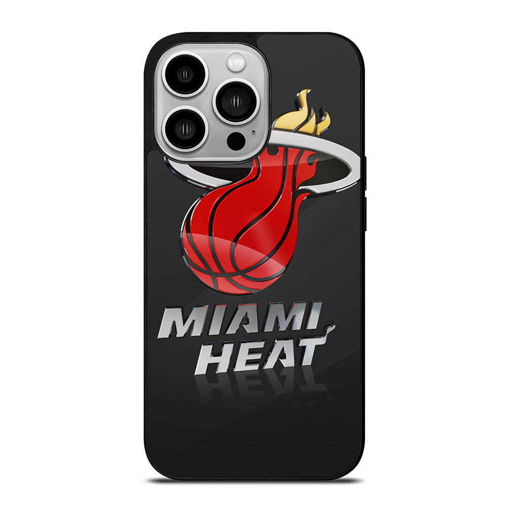 MIAMI HEAT NBA TEAM LOGO 3 iPhone 14 Pro Case Cover