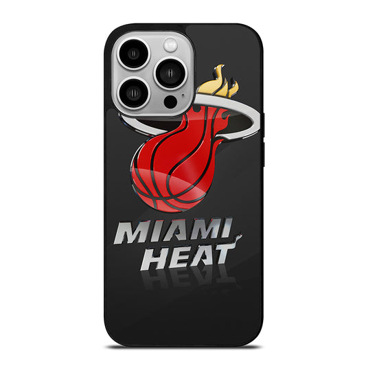 MIAMI HEAT NBA TEAM LOGO 3 iPhone 14 Pro Case Cover