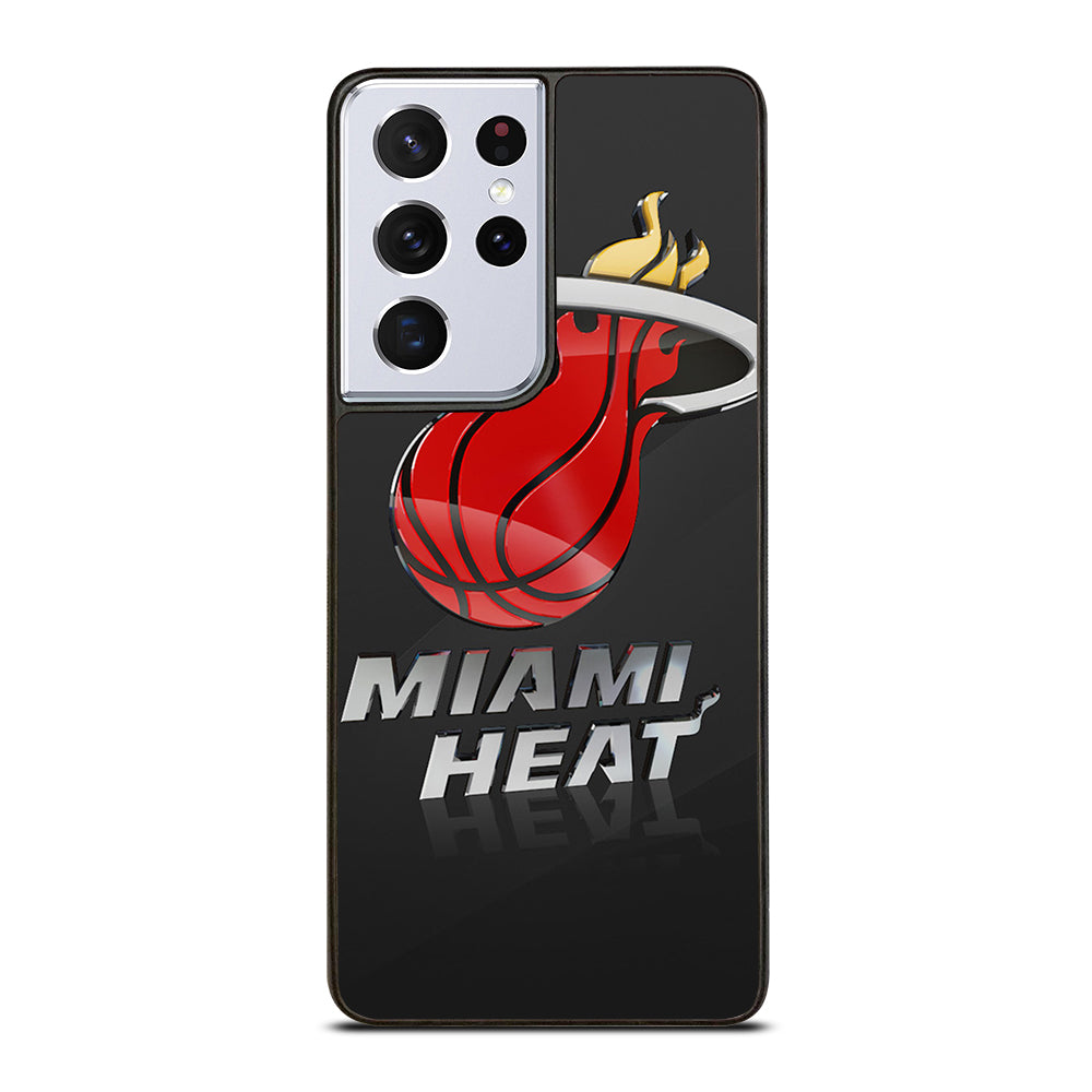 MIAMI HEAT NBA TEAM LOGO 3 Samsung Galaxy S21 Ultra Case Cover
