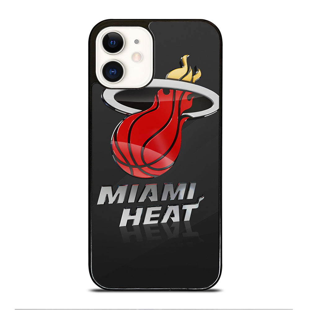 MIAMI HEAT NBA TEAM LOGO 3 iPhone 12 Case Cover