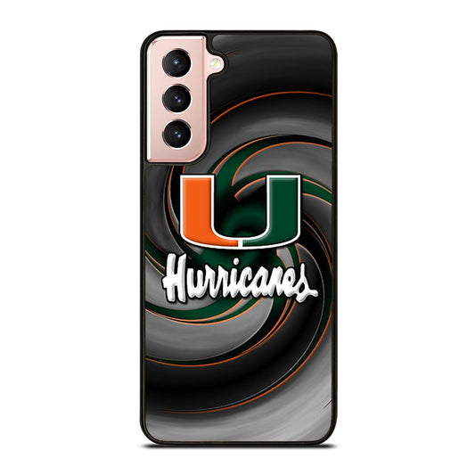 MIAMI HURRICANES NFL 1 Samsung Galaxy S21 Case Cover