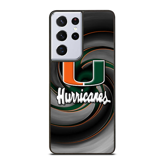 MIAMI HURRICANES NFL 1 Samsung Galaxy S21 Ultra Case Cover