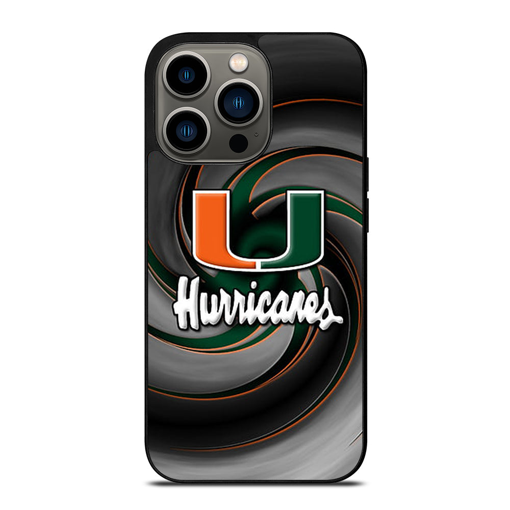 MIAMI HURRICANES NFL 1 iPhone 13 Pro Case Cover