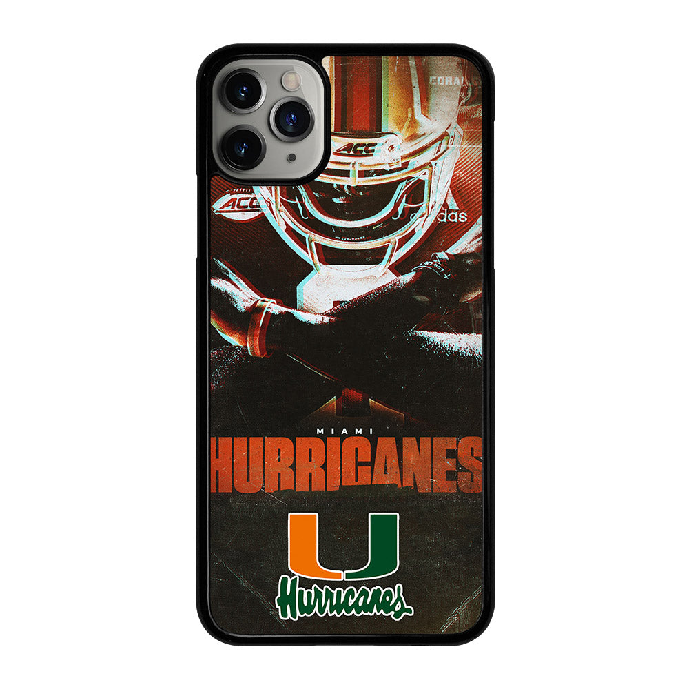 MIAMI HURRICANES NFL 2 iPhone 11 Pro Max Case Cover