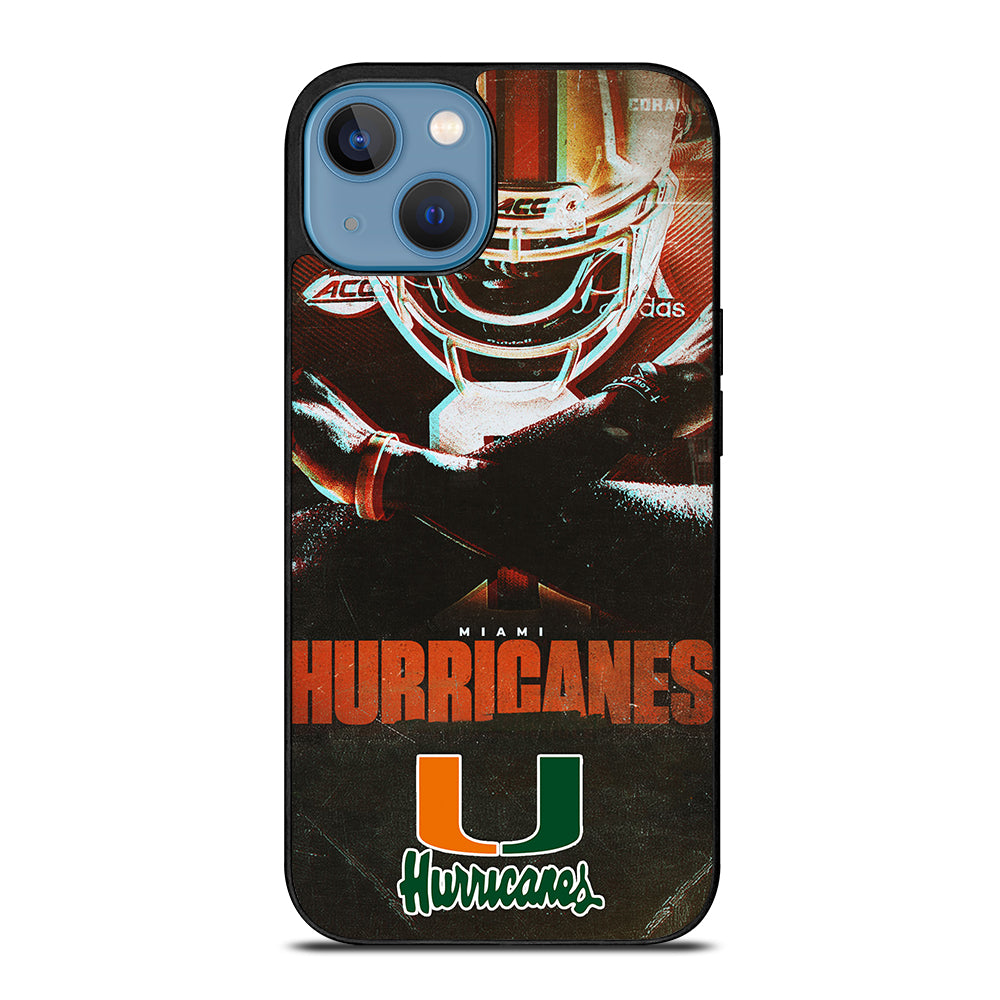 MIAMI HURRICANES NFL 2 iPhone 13 Case Cover