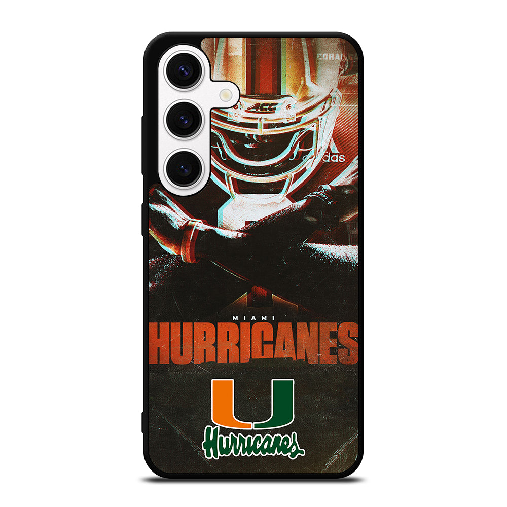 MIAMI HURRICANES NFL 2 Samsung Galaxy S24 Case Cover