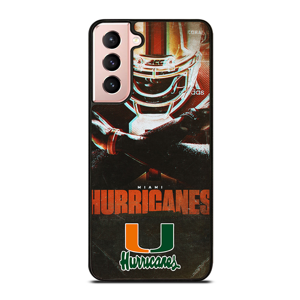 MIAMI HURRICANES NFL 2 Samsung Galaxy S21 Case Cover