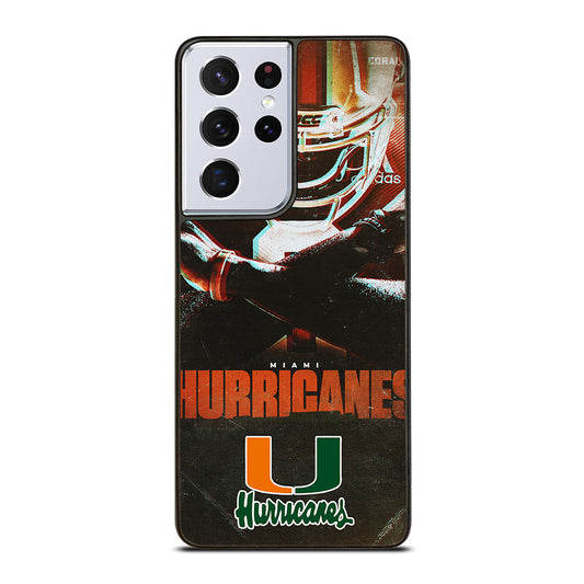 MIAMI HURRICANES NFL 2 Samsung Galaxy S21 Ultra Case Cover