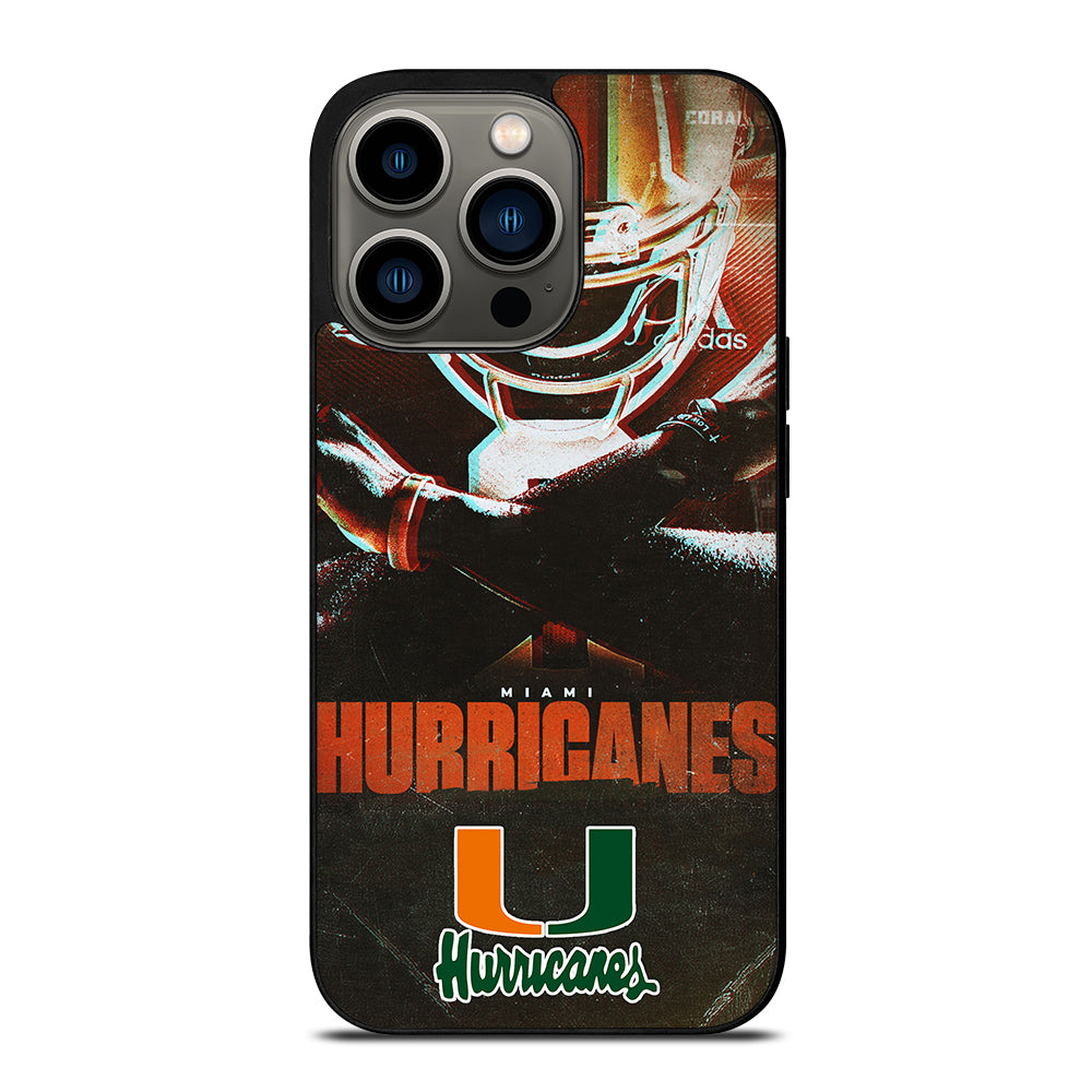 MIAMI HURRICANES NFL 2 iPhone 13 Pro Case Cover