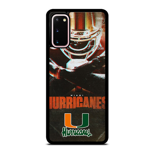 MIAMI HURRICANES NFL 2 Samsung Galaxy S20 Case Cover