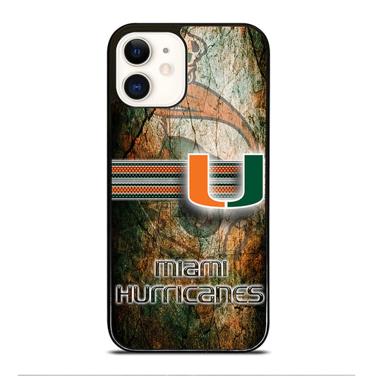 MIAMI HURRICANES NFL 3 iPhone 12 Case Cover