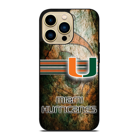 MIAMI HURRICANES NFL 3 iPhone 14 Pro Max Case Cover