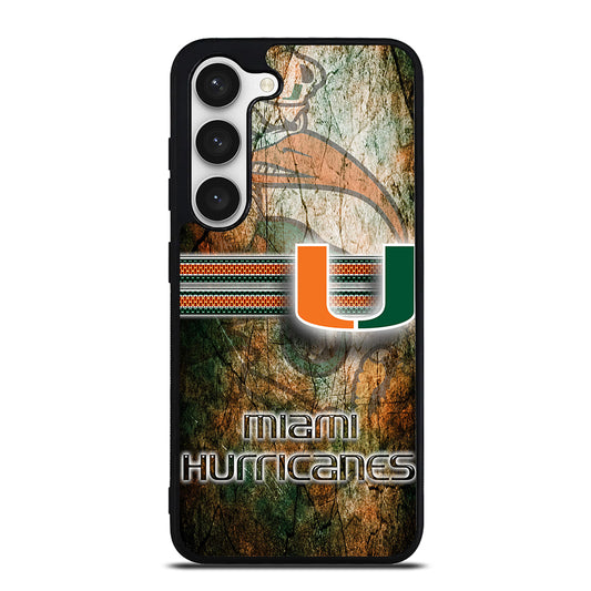 MIAMI HURRICANES NFL 3 Samsung Galaxy S23 Case Cover