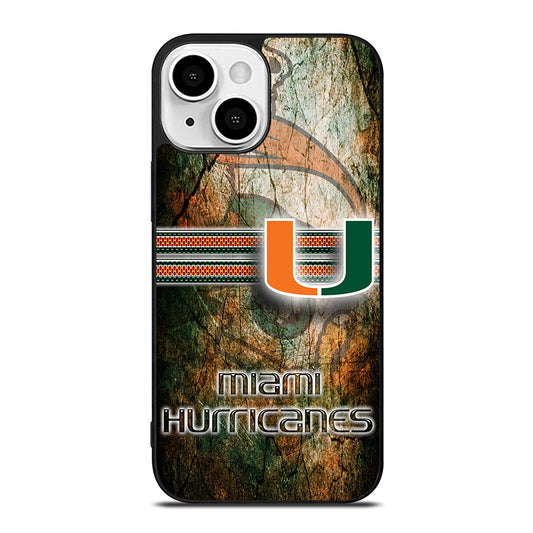 MIAMI HURRICANES NFL 3 iPhone 13 Mini Case Cover
