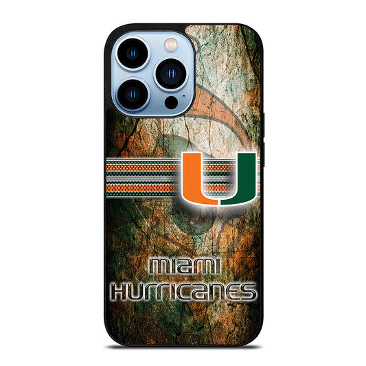 MIAMI HURRICANES NFL 3 iPhone 13 Pro Max Case Cover