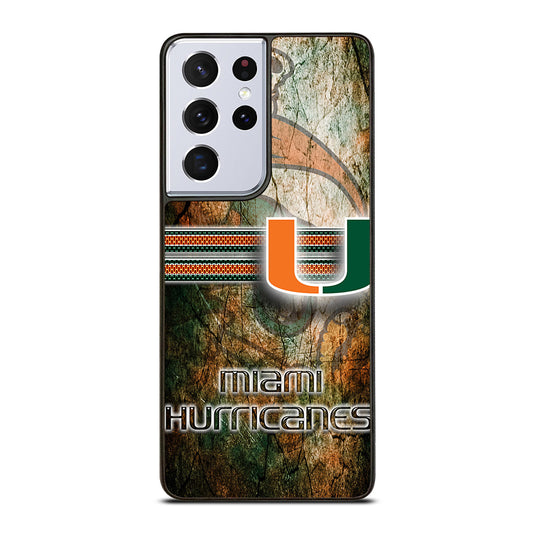 MIAMI HURRICANES NFL 3 Samsung Galaxy S21 Ultra Case Cover