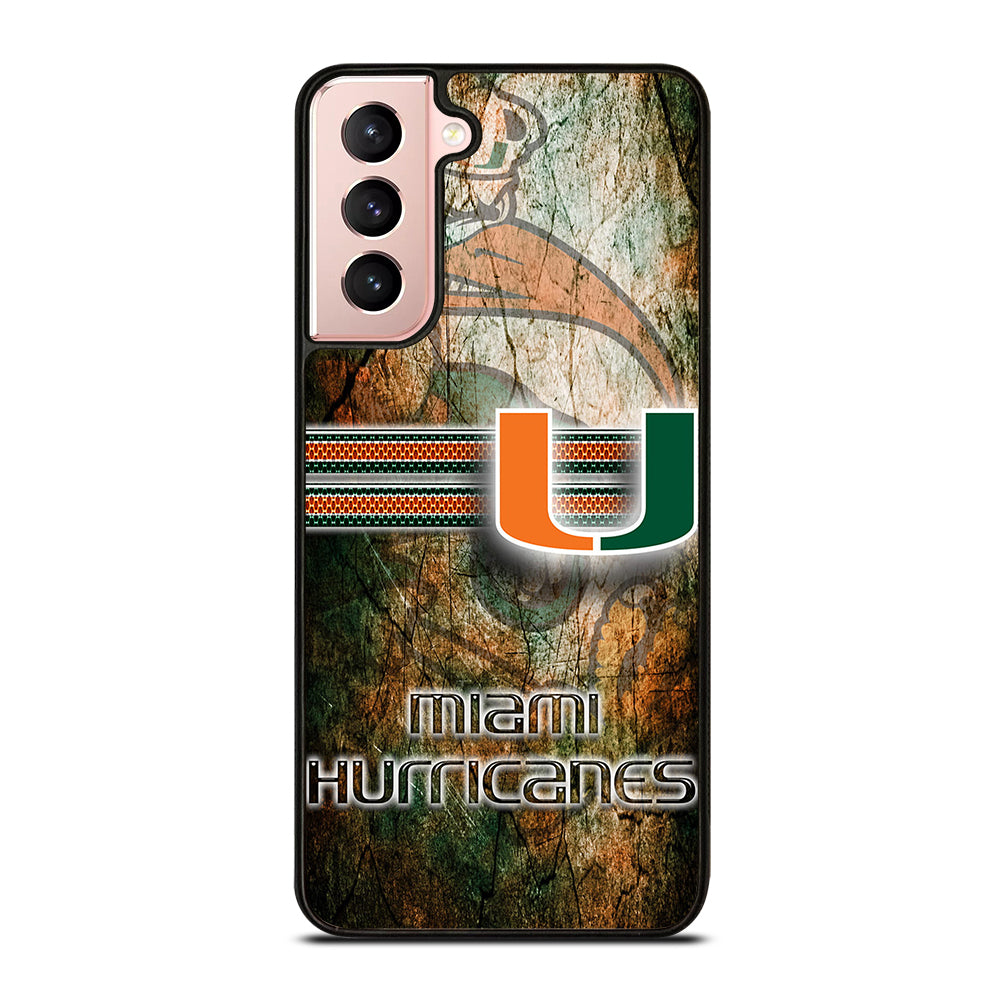 MIAMI HURRICANES NFL 3 Samsung Galaxy S21 Case Cover