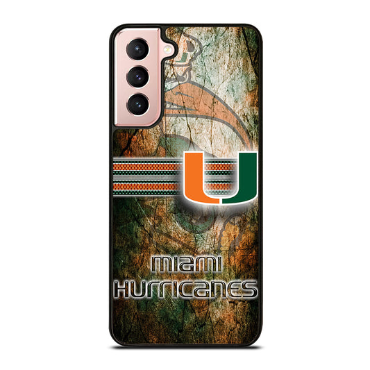 MIAMI HURRICANES NFL 3 Samsung Galaxy S21 Case Cover