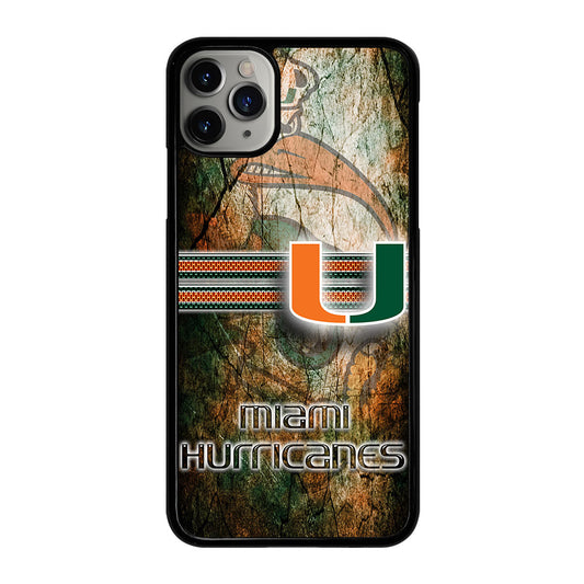 MIAMI HURRICANES NFL 3 iPhone 11 Pro Max Case Cover